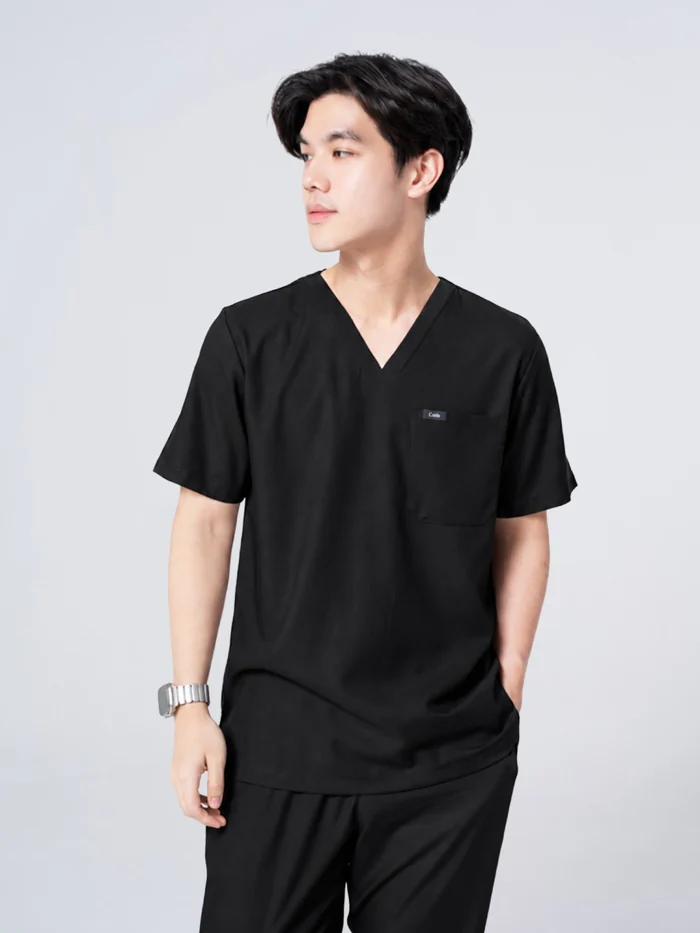 ชุดสครับ Cside Classic สี Black Soul (ผู้ชาย)