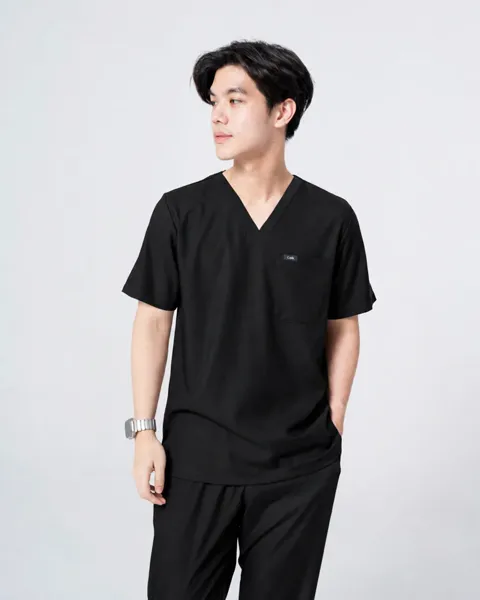 ชุดสครับ Cside Classic สี Black Soul (ผู้ชาย)