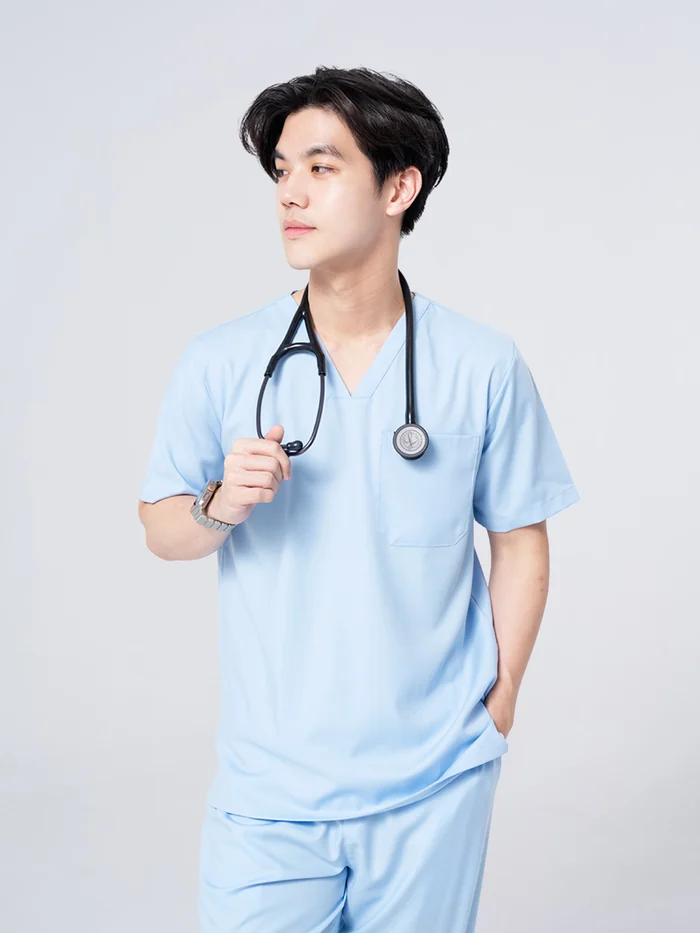 ชุดสครับ Cside Classic สี Cloudy Blue (ผู้ชาย)