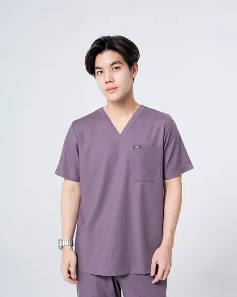 ชุดสครับ Cside Classic สี French Purple (ผู้ชาย)