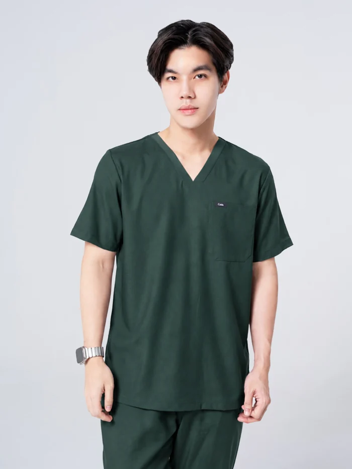 ชุดสครับ Cside Classic สี Monstera Green (ผู้ชาย)
