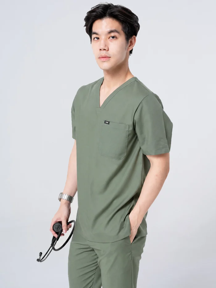 ชุดสครับ Cside Snoopy Classic สี Alpine Green (ผู้ชาย)
