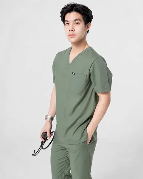 ชุดสครับ Cside Snoopy Classic สี Alpine Green (ผู้ชาย)