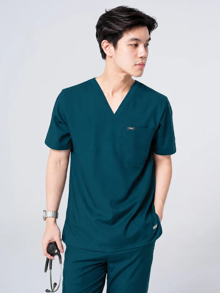 ชุดสครับ Cside Snoopy Classic สี Dark Sea (ผู้ชาย)
