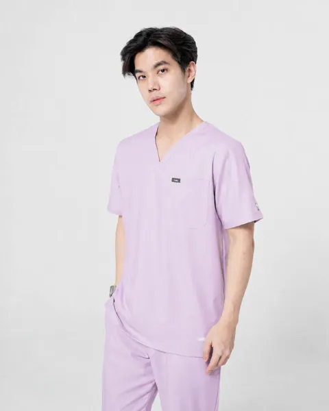 ชุดสครับ Cside Snoopy Classic สี Dreamy Purple (ผู้ชาย)
