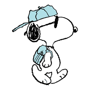 Snoopy Moss Wood
