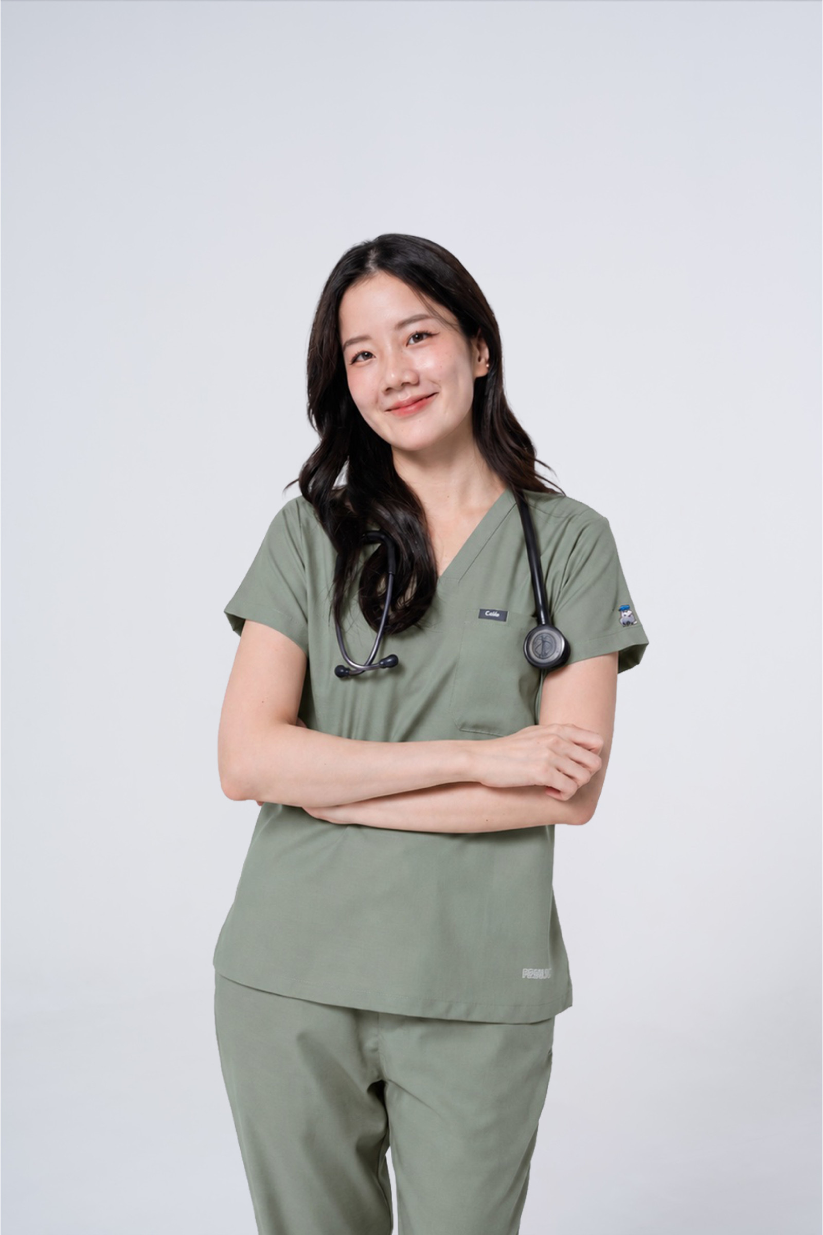 ชุดสครับ Cside Classic Snoopy - Alpine Green (ผู้หญิง)