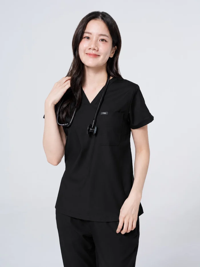 ชุดสครับ Cside Snoopy Classic สี Black Soul (ผู้หญิง)