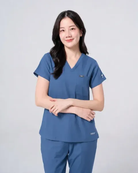 ชุดสครับ Cside Snoopy Classic สี Blue Lagoon (ผู้หญิง)