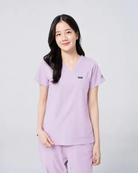 ชุดสครับ Cside Snoopy Classic สี Dreamy Purple (ผู้หญิง)