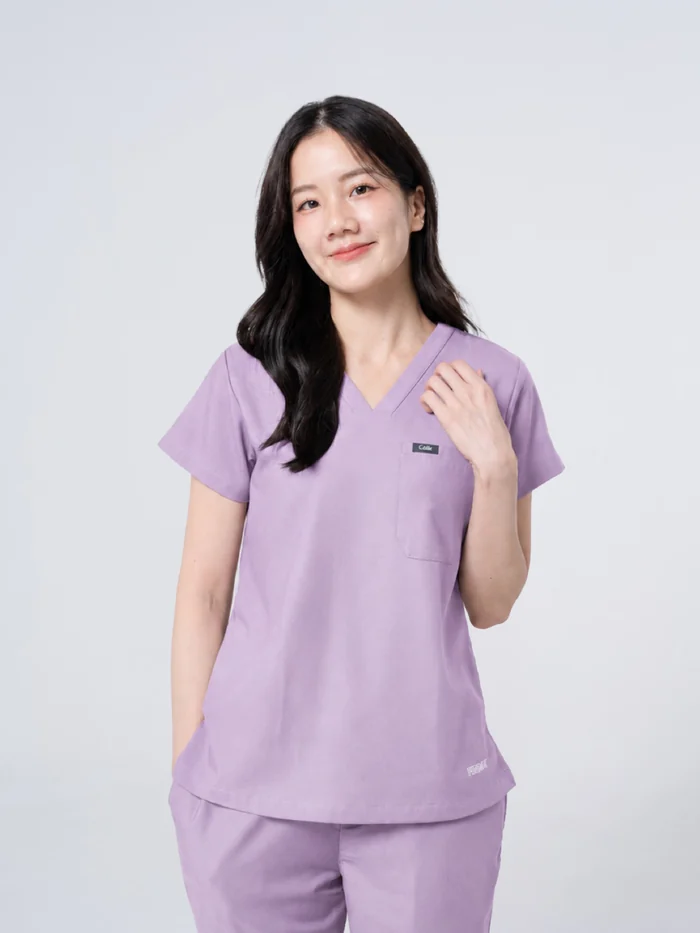 ชุดสครับ Cside Snoopy Classic สี Iris Mist (ผู้หญิง)