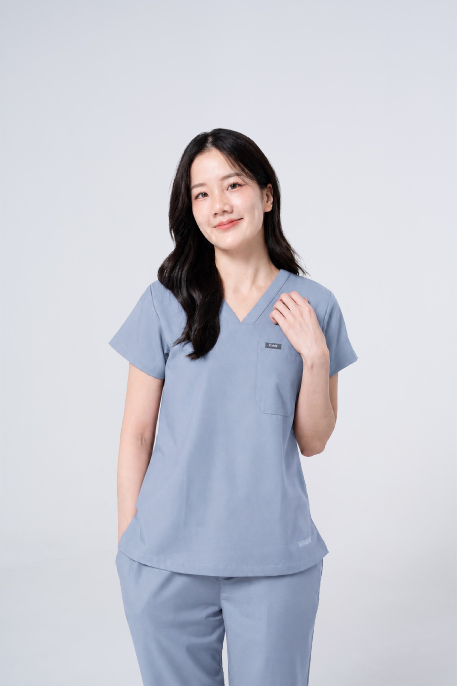 ชุดสครับ Cside Classic Snoopy - Moon Stone Grey (ผู้หญิง)