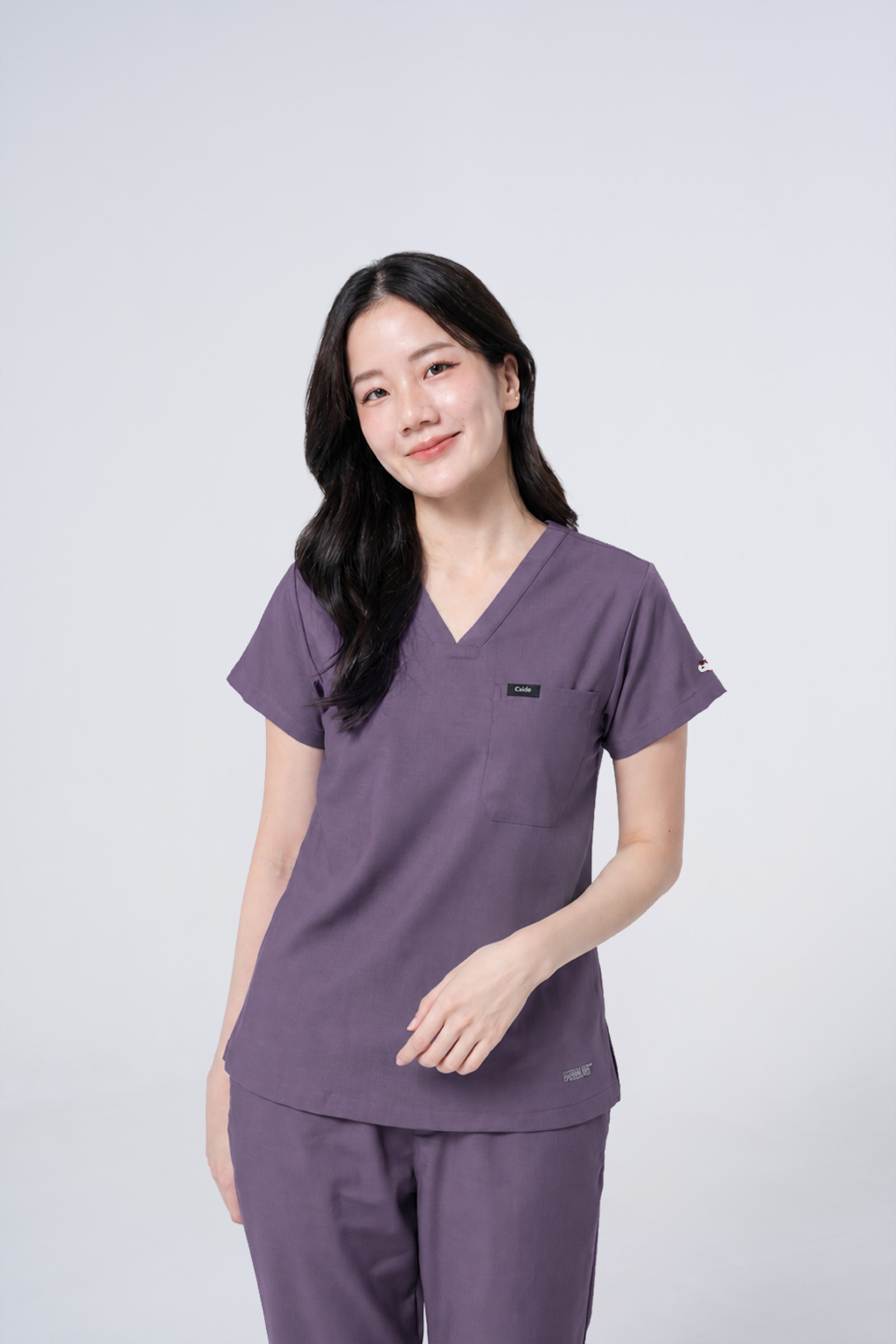 ชุดสครับ Cside Classic Snoopy - Purple Fig (ผู้หญิง)