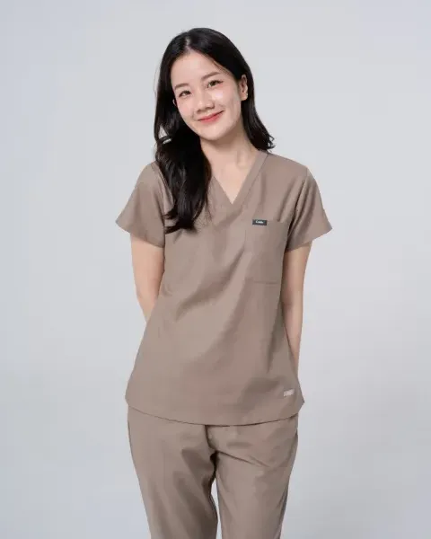 ชุดสครับ Cside Snoopy Classic สี Sandstone (ผู้หญิง)