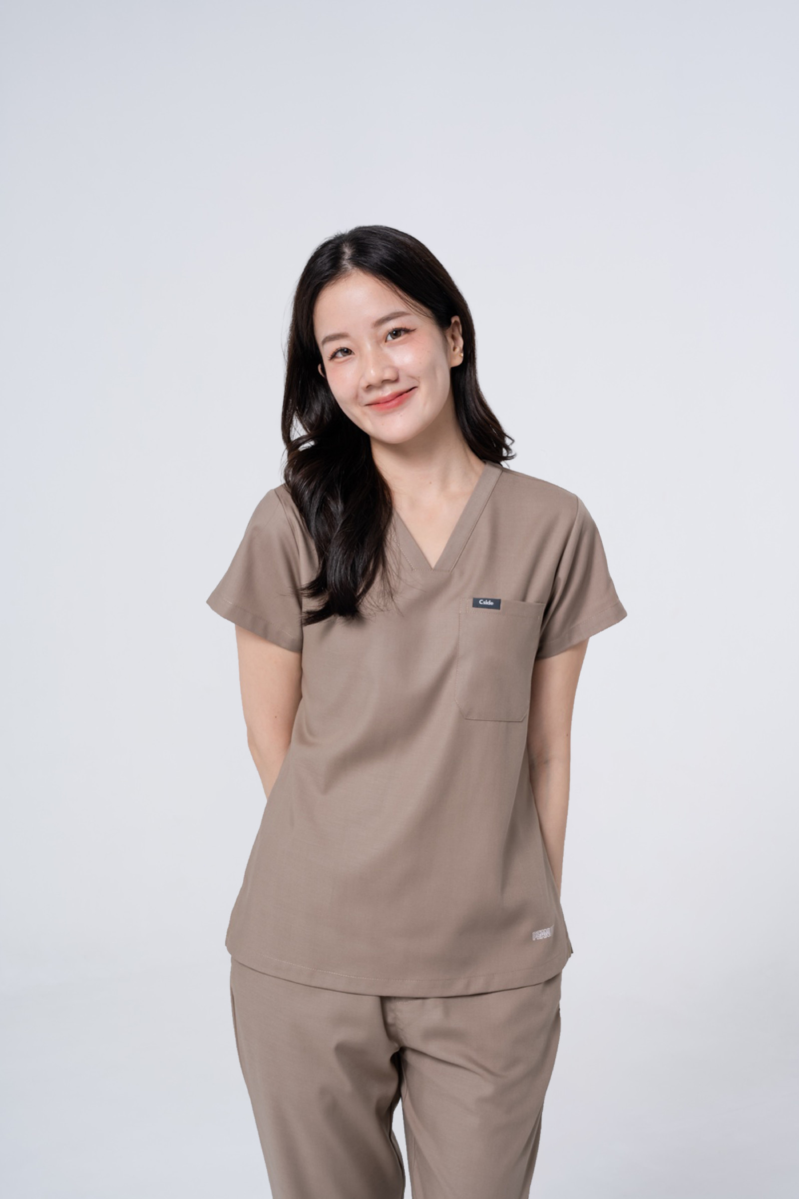 ชุดสครับ Cside Classic Snoopy - Sandstone (ผู้หญิง)